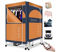 SOVORM Sèche-Linge électrique Domestique Chauffant avec télécommande, étendoir à Linge Pliable à 2 Niveaux, 1500 W, économie d'énergie, Linge Humide, séchage à air Chaud, Armoire pour Serviettes,