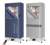 SOVORM Sèche-Linge électrique Portable, sèche-Linge pour Appartement, 2300 W, Chauffage Pliable, étendoir à Linge avec télécommande, minuterie réglable, Faible Bruit pour la Maison, Le Salon The New