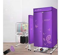 SOVORM Sèche-Linge Pliant Sèche-Linge Domestique à Séchage Rapide Armoire Support de Rangement pour Dortoir Non Pliable 1600W Écran Tactile Télécommande The New