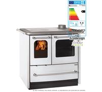Poêle à bois 3 en 1 Four Plaque Easy Evo La NORDICA 7.5 kW Bûche 33 cm Chauffe jusqu'à 215m3 Conduit Ø 130 mm Haute Qualité