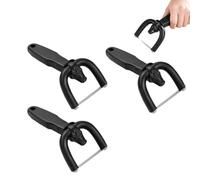 Sovtay Handheld Meat Cutter and Fat Trimmer, Ha dheld Fat Trimmer for Beef & Pork, U-Shaped Curved Holder Targets Surface F t for Carving Steak, Brisket, Lamb (3pcs)