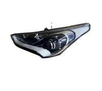 Sovxbgw Jeu de phares Pour Hyundai Pour Veloster LED DRL Feux De Jour Clignotants Phare De Voiture Ensemble Phare Phare avant(Halogen,Left)