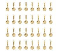 sowaka Lot de 60 petites passoires en métal argenté - 2 x 0,8 cm - Petits outils de salle à manger - Pendentifs pour boucles d'oreilles, colliers, bracelets, fabrication de bijoux, fournitures de