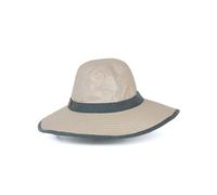 SOWAY Chapeau Mixte Anti-UV UPF 50+ "Aventure Large Bord Beige/Eucalyptus T57/59
