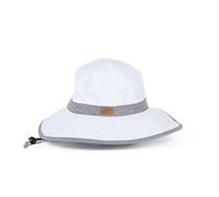 SOWAY Chapeau Mixte Anti-UV UPF 50+ "Naturel Large Bord Blanc/Gris T57/59