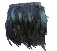 Sowder Frange de plumes de coq, 13-18 cm de large, vendue par lot de 4,6 m
