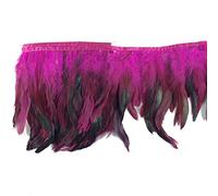 Sowder Frange de plumes de coq, 13-18 cm de large, vendue par lot de 4,6 m
