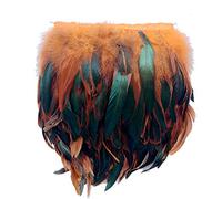 Sowder Frange de plumes de coq, 13-18 cm de large, vendue par lot de 4,6 m