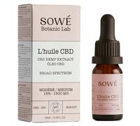 Sowé Huile CBD Bio Broad Spectrum 15% 10ml