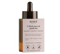 HUILE DE JOJOBA PURE - Bio, pure et pressée à froid - 50ml - Huile hydratante - Peaux mixtes ou grasses - Visage, corps et cheveux - Parfum de soin gratuit inclus