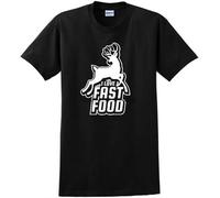 SOWGGW balloo I Love Fast Food Deer Buck Hunting Hunt Mens Funny T-Shirt Manches Courtes(Small)