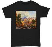 SOWGGW Beside The Grand Canyon (1913) by Thomas Moran Manches Courtes(Medium)