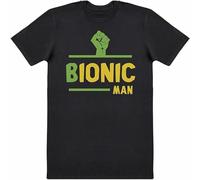 SOWGGW Bionic Man - Mens T-Shirt Black Manches Courtes(Medium)