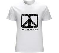SOWGGW Chickenfoot T-Shirt Graphic Unisex Top Shirt White Manches Courtes(3X-Large)