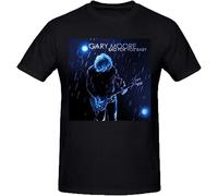 SOWGGW Gary Moore Bad for You Baby Men's Relaxed Fit Cotton Round Neck T-Shirt Manches Courtes(Small)