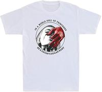 SOWGGW Graphic in A World Full of Princesses Be A Satan's Sugar Baby Funny Men's T Shirt White Manches Courtes(Medium)