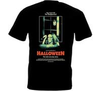 SOWGGW Halloween v11 Movie Poster John Carpenter T-Shirt Colour Manches Courtes(Medium)