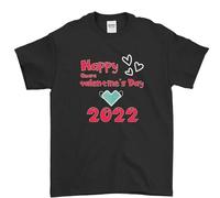 SOWGGW Happy Quarantines Day 2022 Funny Valentines Day Couple T Shirt 100% Cotton for Men Women Manches Courtes(Medium)