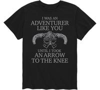 SOWGGW I Used to Be an Adventurer Like You - Men's Short Sleeve Graphic T-Shirt Manches Courtes(Medium)