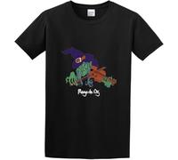 SOWGGW Men's Cotton Mago De Oz O-Neck Cotton T Shirt Manches Courtes(3X-Large)
