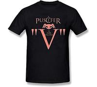 SOWGGW Men's Puscifer V is Vagina T Shirt Black Manches Courtes(X-Large)