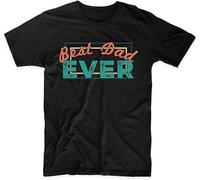 SOWGGW Men's Short SleeveBest Dad Ever T ShirtTop Black Manches Courtes(Medium)