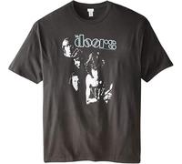 SOWGGW Mens The Doors Light T Shirt Black Manches Courtes(XX-Large)