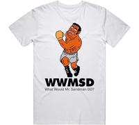 SOWGGW Mr Sandman What Would Mr Sandman Do WWJD Mike Tyson's Punch Out T Shirt Manches Courtes(Small)