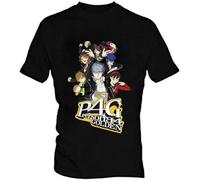 SOWGGW Persona 4 Golden 8 Black Men's T-Shirt Manches Courtes(Large)