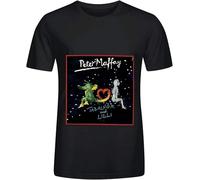 SOWGGW Peter Maffay Tabaluga Und Lilli Funk Mens Crew Neck Graphic Shirts Black Manches Courtes(X-Large)