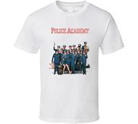 SOWGGW Police Academy 80's Retro Funny Movie T Shirt Manches Courtes(Small)