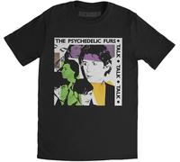 SOWGGW Psychedelic Furs Men's Talk Talk Talk T Shirt Black Manches Courtes(XX-Large)