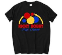 SOWGGW Ricky Bobby Pit Crew Costume Funny Race Car First Last Shake and Bake Mens T-Shirt Dark Grey Manches Courtes(Medium)