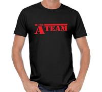 SOWGGW The Ateam Retro Iconic 80s 80er TV US Series Fan Fanshirt Gift T Shirt 100% Cotton Manches Courtes(XX-Large)