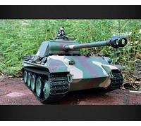 SOWOFA Nouveau 7.0 Leopard G Jungle Camouflage Char Lourd Super Grand 56cm Infrarouge réel BB tir à Distance Char Chenille véhicule