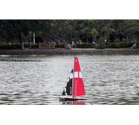 SOWOFA Télécommande Voilier Motomarine Affichage du modèle Nautique 2.4G Voilier entraîné par Le Vent pour Les Grands garçons Adultes sur l'océan du lac de l'eau (Coque de 53 ")