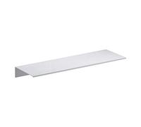 SOWUDM Etagere Douche Accessoires de Salle de Bain Aluminium Blanche Blanche Tablettes de Salle de Bain Cuisine Étagère Murale Douche Rack 30-60cm Porte Shampoing Douche (Color : 30cm-White)