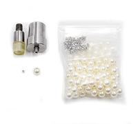 SOWUDM Perles pour Bracelet Boucle de Perle Non Poreuse, Rivet, Moule de Presse à Main, Sac à Chaussures, décoration de vêtements, Rivet, Accessoires de réparation de Chaussures Perles