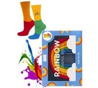 soxo Avocat Glace Chaussettes Femme Drole Cadeau Homme Fantaisie Coton Chaussette Cadeaux 36-40 Arc-en-ciel