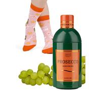 soxo Boissons Chaussettes Femme Idee Cadeau Femme Drole Cadeaux Haute Chaussette 35-40 Prosecco 1 Paire