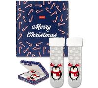 soxo Cadeaux Noël Original - Secret Santa Chaussettes Chaussons Femme 35-40
