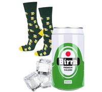 soxo Canette Bière Chaussettes Homme Weed Cadeau Drole Fantaisie Chaussette Cadeaux 40-45 Birra 1 Paire