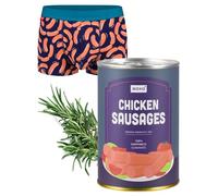 soxo Canette Calecon Homme Boxer Cadeaux Hommes Coton Cadeau Slip Original Gadget L Sausages