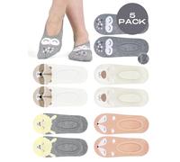 soxo Chaussette Invisible Femme Protege Pied Coton Soquettes Fantaisie Socquettes 35-40 5 Paires
