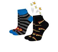 soxo DC Comics The Batman Superman Chaussettes Homme Fantaisie Chaussette Originale 40-45 Superman Logo 2 Paires
