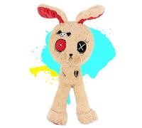 soxo Gus Fink Peluche Qui Fait Peur Animaux Halloween Enfant Peluches Cadeau Horreur Chat Lapin Beige