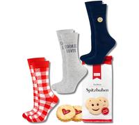 soxo Jolie Chaussettes Femme Drole Cadeau Homme Fantaisie Chaussette Idee Cadeaux 35-40 Spitzbuben 3 Paires