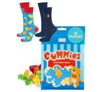 soxo Jolie Chaussettes Femme Drole Cadeau Homme Fantaisie Chaussette Idee Cadeaux 40-45 Gummies 2 Paires