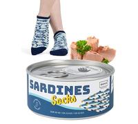 soxo Le Pêcheur Chaussettes Femme Drole Cadeau Homme Fantaisie Coton Chaussette Socquettes Cadeaux 35-40 Sardines Femmes