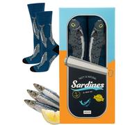 soxo Le Pêcheur Chaussettes Femme Drole Cadeau Homme Fantaisie Coton Chaussette Socquettes Cadeaux 40-45 Sardines Hommes